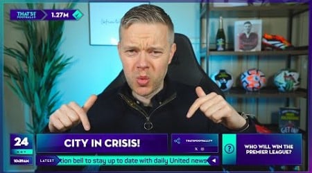 MAN CITY IN CRISIS!