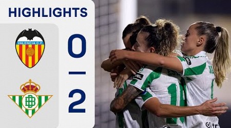 VCF FEMENINO 0 - 2 REAL BETIS FÉMINAS | RESUMEN LIGA F