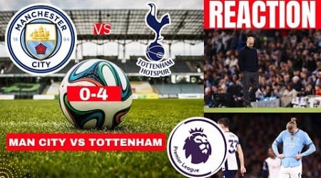 Man City vs Tottenham 0-4 Live Premier League EPL Football Match Score Commentary Highlights FC