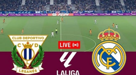 [LIVE] Leganés vs Real Madrid La Liga 24/25 Full Match - Video Game Simulation