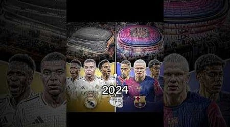 Real Madrid vs Barcelona and 2024 - 2015 