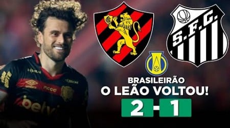 SPORT BATE O SANTOS E CARIMBA ACESSO PARA A SÉRIE A 2025! SPORT 2 x 1 SANTOS