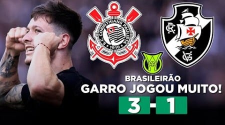 CORINTHIANS VENCE O VASCO COM SHOW DE GARRO NA NEO QUÍMICA ARENA! CORINTHIANS 3 x 1 VASCO