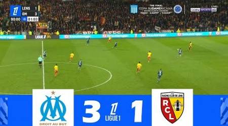 Marseille contre RC Lens [3-1] | Ligue 1 2024/25 | Résumé de Match !