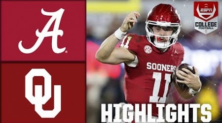 Alabama Crimson Tide vs. Oklahoma Sooners | Full Game Highlights | ESPN College Football