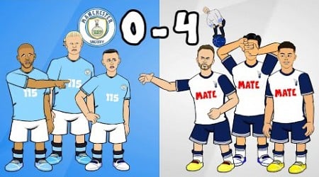 0-4! SPURS HUMILIATE MAN CITY!