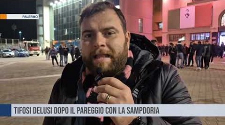 Palermo. Tifosi delusi dopo il pareggio con la Sampdoria