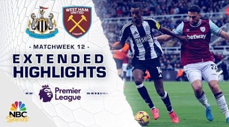 Newcastle United v. West Ham United | PREMIER LEAGUE HIGHLIGHTS | 11/25/2024 | NBC Sports