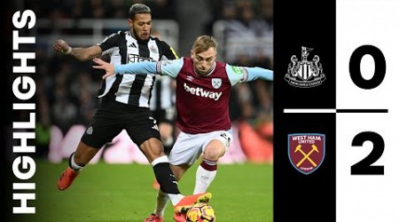 Newcastle United 0 West Ham United 2 | Premier League Highlights