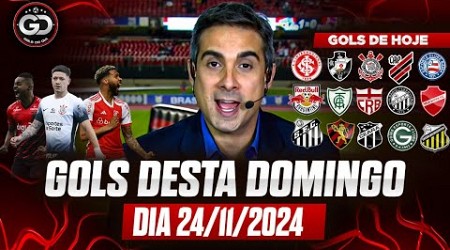 ⚽️ TODOS OS GOLS DESTE DOMINGO 24/11/2024 GOLS DE HOJE, GOLS DO DIA, GOLS DO BRASILEIRÃO (COMPLETO)