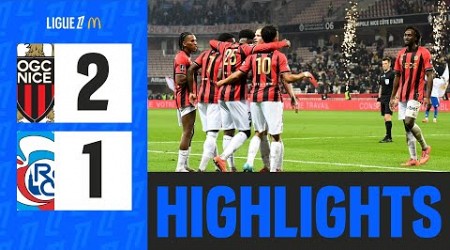 Nice FAIT PLIER Strasbourg | 12ème journée - Ligue 1 McDonald&#39;s 24/25