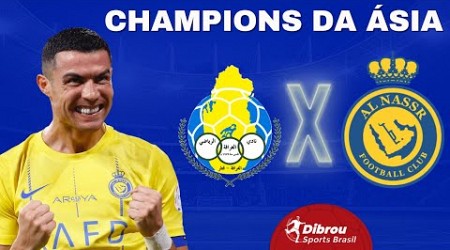 AL GHARAFA X AL NASSR AO VIVO CHAMPIONS LEAGUE COM CR7 CAMPO DIRETO DO ESTÁDIO | RODADA 5 - NARRAÇÃO