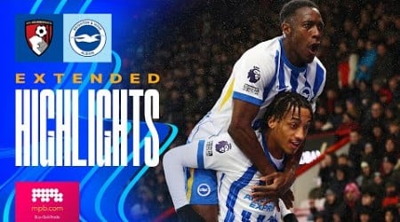 EXTENDED HIGHLIGHTS | Bournemouth v Brighton | Premier League