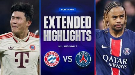 Bayern vs. PSG: Extended Highlights | UCL League Phase MD 5 | CBS Sports Golazo