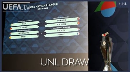 UEFA Nations League DRAW! | 2024/25 Knockout Stage and Play-Offs