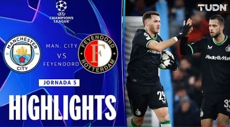 HIGHLIGHTS - Manchester City vs Feyenoord | UEFA Champions League 24/25 | TUDN