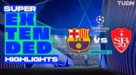 SUPER EXTENDED HIGHLIGHTS | Barcelona vs Stade Brestois | UEFA Champions League 24/25 | TUDN