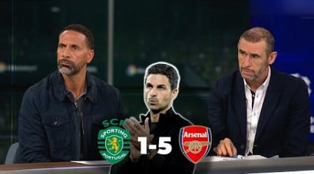 Sporting vs Arsenal 1-5 Rio Ferdinand &amp; Keown post match analysis 