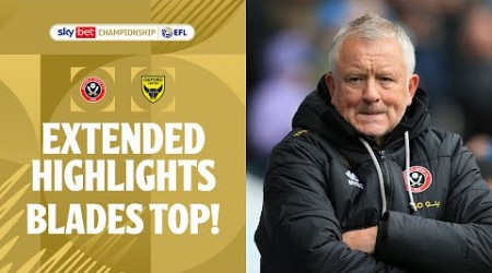 BLADES TOP! | Sheffield United v Oxford United extended highlights