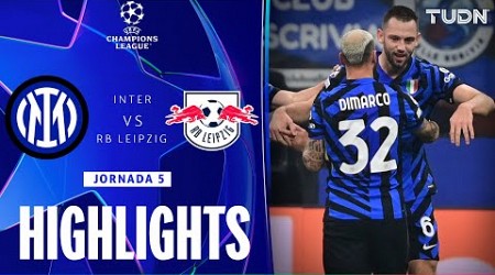 HIGHLIGHTS - Inter vs RB Leipzig | UEFA Champions League 24/25 | TUDN