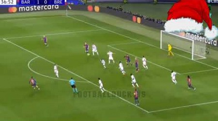 Barcelona vs Brest 3 - 0 Champions league Highlights please 