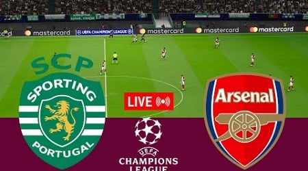 [LIVE] Sporting CP vs Arsenal. UEFA Champions League 23/24 Full Match - VideoGame Simulation