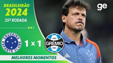 CRUZEIRO 1 X 1 GRÊMIO | MELHORES MOMENTOS | 35ª RODADA BRASILEIRÃO 2024 | ge.globo