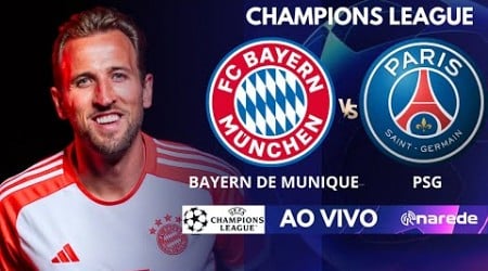 BAYERN DE MUNIQUE X PSG AO VIVO PELA CHAMPIONS LEAGUE - COM HARRY KANE EM CAMPO