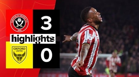 Sheffield United 3-0 Oxford United | EFL Championship highlights