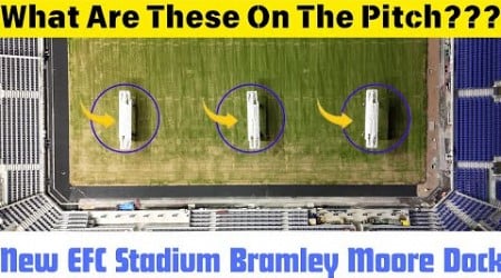 Latest footage from Everton Stadium Bramley Moore Dock