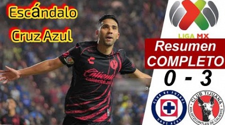 Tijuana vs Cruz Azul 3-0 Resumen Y Goles COMPLETO | Liga MX Cuartos DE Final IDA Apertura 2024