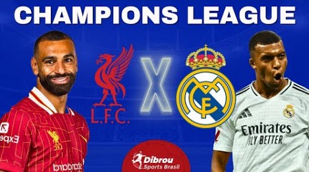 LIVERPOOL X REAL MADRID AO VIVO CHAMPIONS LEAGUE DIRETO DE ANFIELD | RODADA 5 - NARRAÇÃO