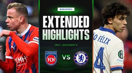 Heidenheim vs. Chelsea: Extended Highlights | UECL League Phase MD 4 | CBS Sports Golazo - Europe