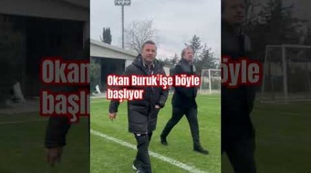 Okan Buruk antrenmana çıkarken #galatasaray #okanburuk