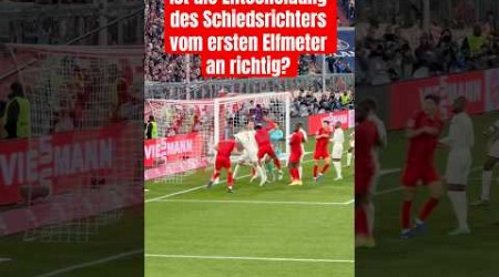 Ist die Entscheidung des Schiedsrichters vom ersten Elfmeter an richtig? 