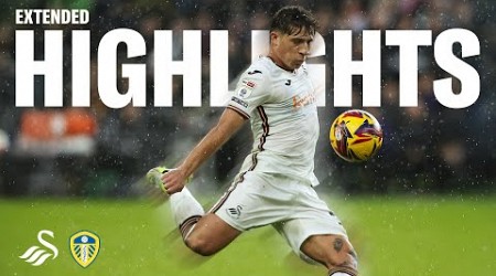 Swansea City v Leeds United | Extended Highlights