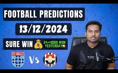 Football Predictions Today 13/12/2024 | Soccer Predictions | Football Betting Tips - Eredivisie Tips