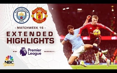 Manchester City v. Manchester United | PREMIER LEAGUE HIGHLIGHTS | 12/15/2024 | NBC Sports