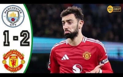 Manchester City vs Manchester United 1-2 Highlights &amp; All Goals 2024 HD