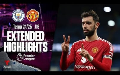 Manchester City vs. Manchester United | Highlights Premier League | Jornada 16 | Telemundo Deportes