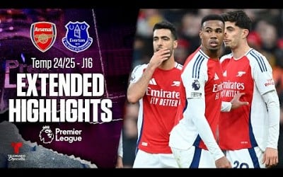 Arsenal vs. Everton | Highlights Premier League | Jornada 16 | Telemundo Deportes