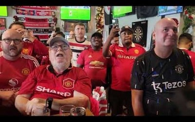 Manchester city 1 - 2 Manchester United- BRUNO PENALTY FANS CRAZY