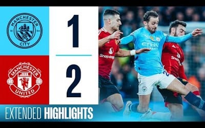 EXTENDED HIGHLIGHTS | Man City 1-2 Man United | Manchester Derby defeat!