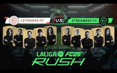 EN VIVO LALIGA EA SPORTS X FC 25 RUSH I Leyendas e influencers: Figo, Puyol, Vero Boquete...