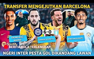 Ngeri! Inter Milan Pesta 6 Gol 