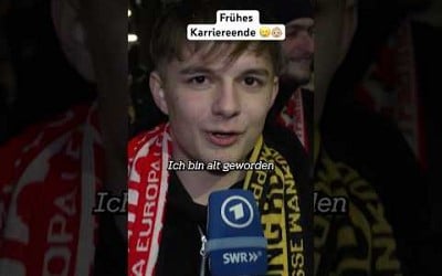 Der VfB Stuttgart gewinnt 5:1, gleichzeitig zieht sich dieser Fan aber zurück 