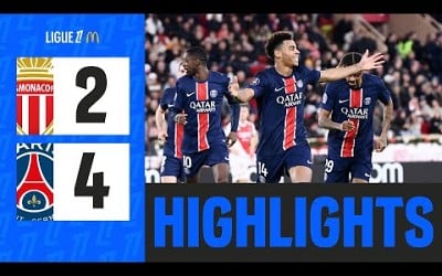 Le PSG S&#39;IMPOSE à Monaco avec un DOUBLÉ de Dembélé | 16ème journée - Ligue 1 McDonald&#39;s 24/25