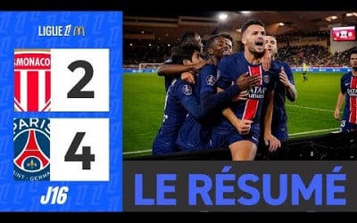 Monaco PSG | 2-4 | Le Résumé | Ligue 1 2024-25 | psg monaco