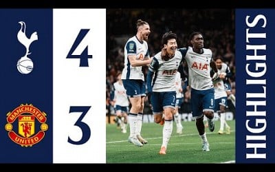 Tottenham Hotspur 4-3 Man Utd | HEUNG-MIN SON SCORES FROM A CORNER!! 