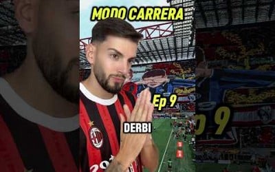 Ep 9. MI MODO CARRERA (El Derbi de Milan y la Champions) #modocarrera #acmilan #footballhistory